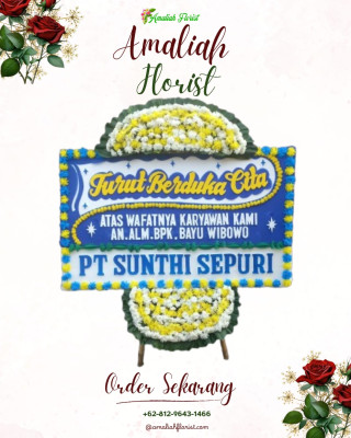 Papan Bunga Duka di Kampung Perak